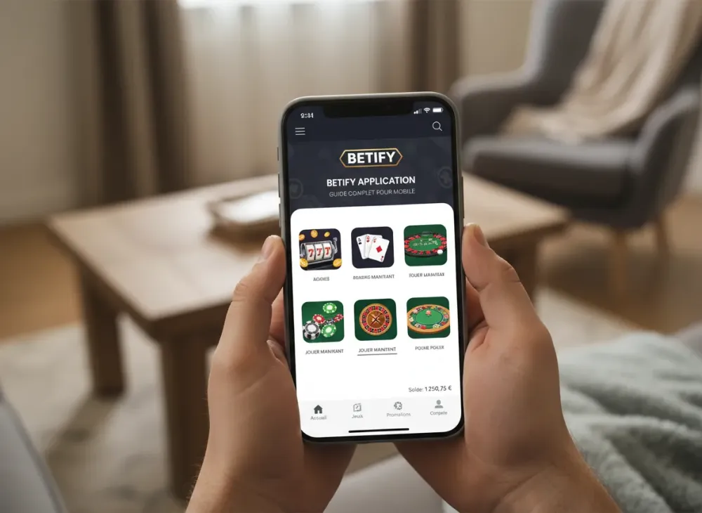 Betify application - Guide complet pour mobile